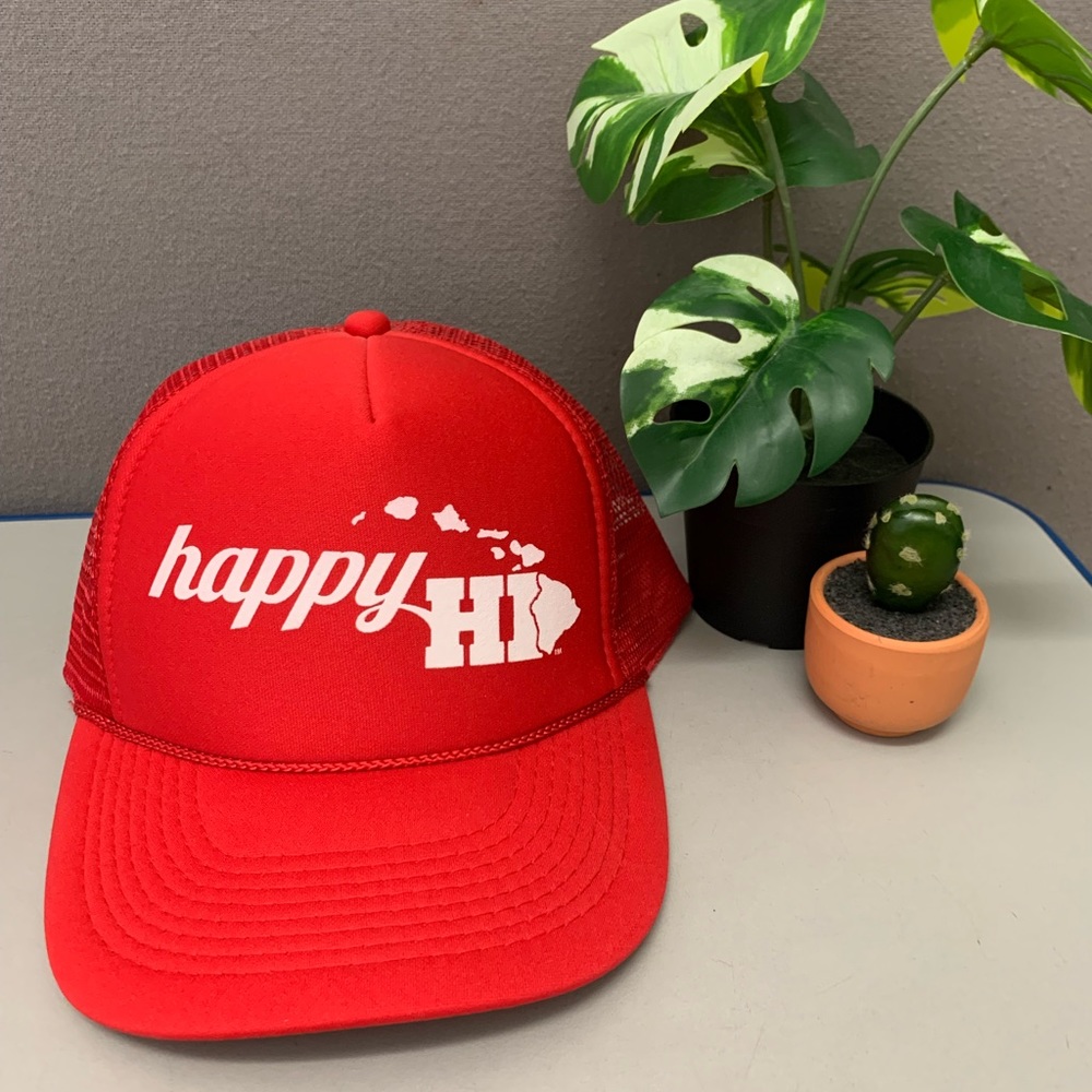 Happy HI Island Trucker Hat